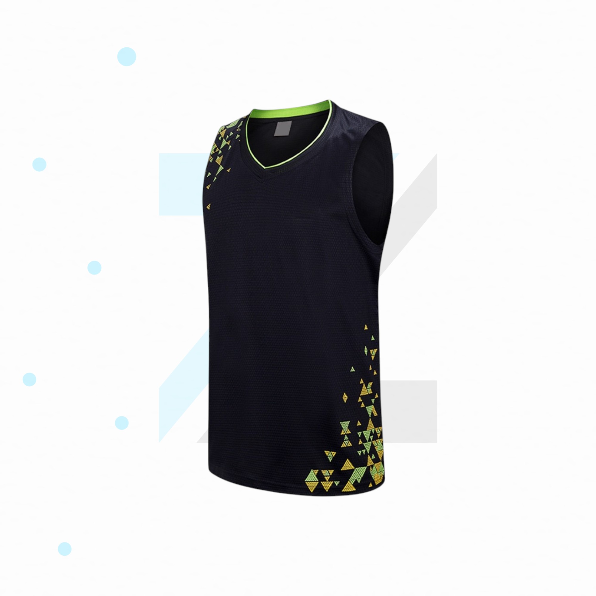 Pro Court Basketball Uniform | Lightweight Performance Jersey & Shorts | Custom Team Wear angle 2